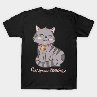 cat know feminist T-Shirt